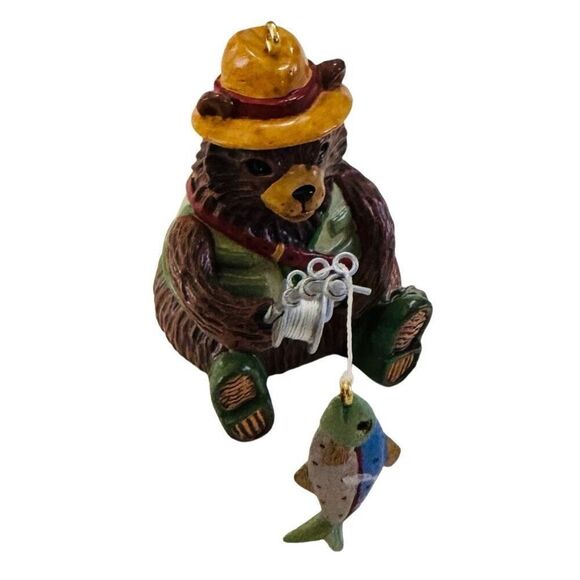 2003 Hallmark Keepsake THIS IS THE LIFE Fishing Christmas Ornament 30th Ann. - Picture 3 of 9